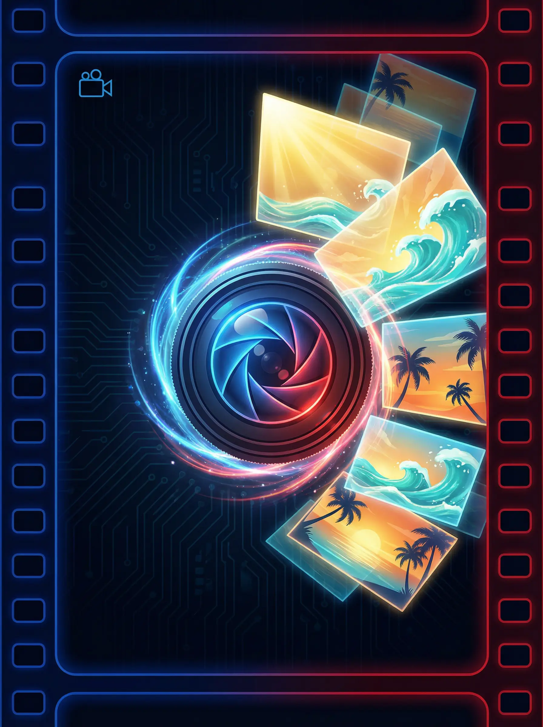 黄色仓库 每周剪辑挑战赛海报 - 夏日限定主题