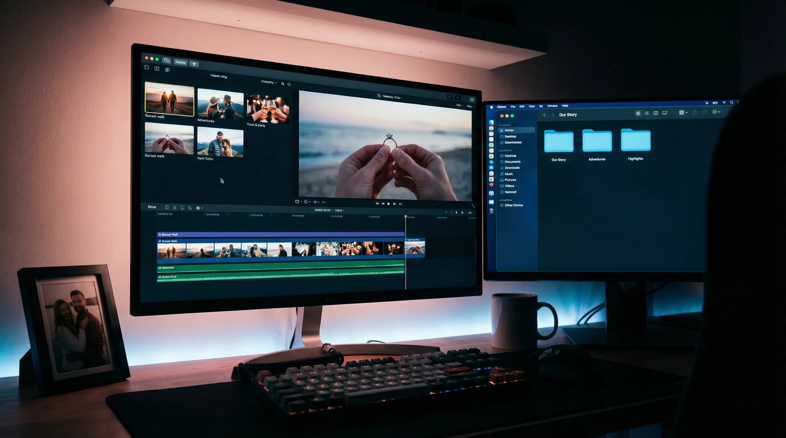 黄色仓库 情侣视频剪辑 - 甜蜜瞬间的影像记录