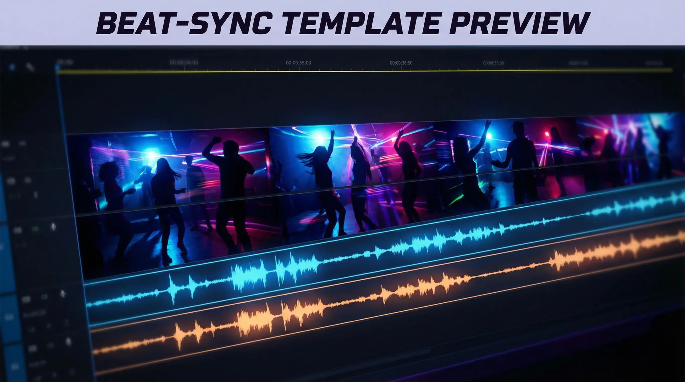 黄色仓库 卡点混剪模板 - 音乐节拍同步